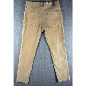 NWT prAna Pants Men's 32x32 Sustainer Corduroy Slim Fit Tapered 5-Pocket Khaki